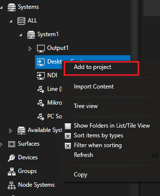 &nbsp;After an Input Card and its driver is installed, the Input Card should be listed as child element of your Vertex System into Project Explorer.